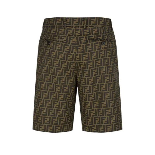 NIGO Fendi Men's Summer Solid Colour Letter Logo Print Bermuda Shorts Pants #nigo75239