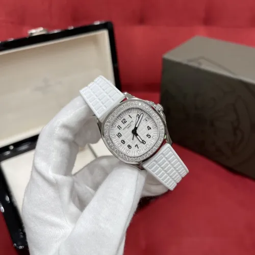 NIGO Patek Philippe Women's Quartz Movement 100 Meter Waterproof White Dial Rubber Strap Watch #nigo75282