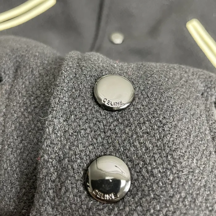 NIGO Celine Men's Spring & Autumn Colorblocking Single Breasted Textured Wool Baseball Coat Long Sleeve Jacket Ngvp #nigo1251