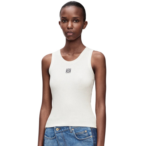 NIGO Loewe Women's Summer Solid Color Embroidered Logo Sleeveless Camisole Tank Top Vest (Please contact customer service for size selection) #nigo76367