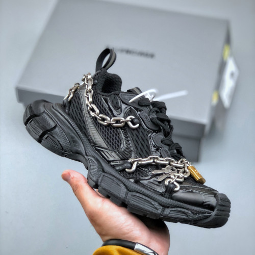 NIGO Balenciaga Men's Women's 3XL Sneakers Kids' Heart Lock Doing Old Tie Low Retro Dad Shoes Solid Color Trend Casual Shoes Ngvp #nigo1443