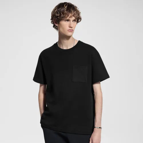 NIGO Louis Vuitton Men's Summer Solid Color Sleeve Cotton Round Neck Short Sleeve T-Shirt #nigo76419
