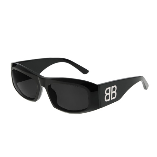 NIGO Balenciaga Men's and Women's Solid Colour Legs BB Logo Acetate Irregular Shape Sunglasses Eyeglasses Glasses #nigo75983