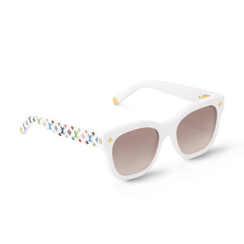 NIGO Louis Vuitton LV x TM MY SQUARE Men's and Women's Color Logo Printed Acetate Square Sunglasses Eyeglasses Glasses #nigo75959