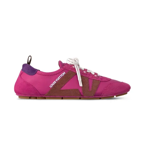 NIGO Louis Vuitton SNEAKERINA Women's Four Seasons Colorblocking Round Toe Lace Up Sheepskin Low Top Ballet Derby Shoes #nigo76465