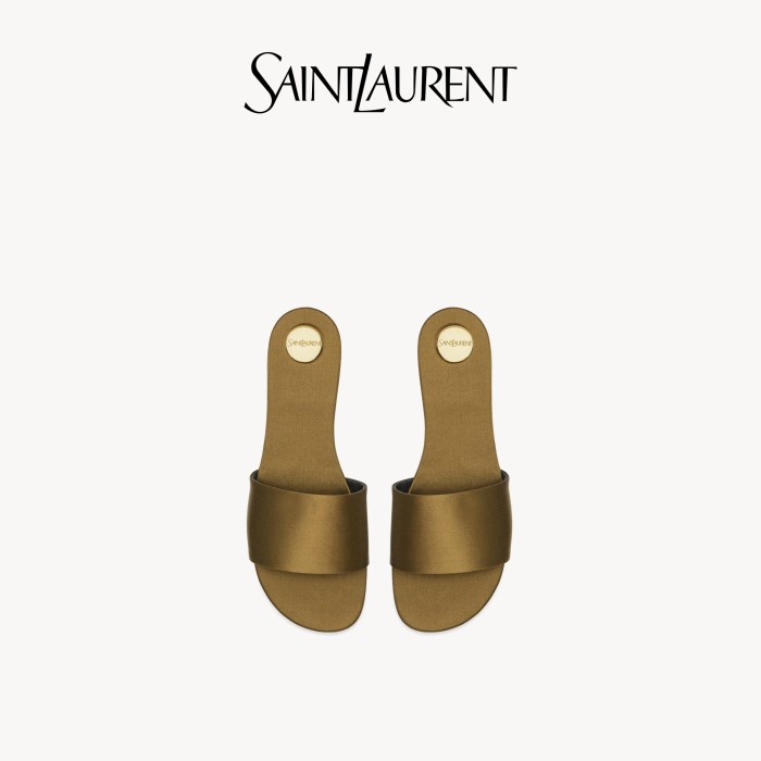 NIGO SAINT LAURENT Women's Spring/summer Fashion Cowhide Silk Sandals Elegant And Comfortable Luxury Leopard Pattern Slippers Flat Shoes Ngvp  #nigo8525