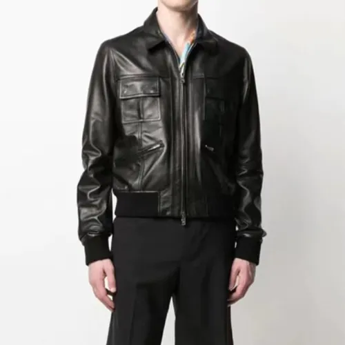 Amiri Zipper Leather Jacket Ngvp #nigo5961