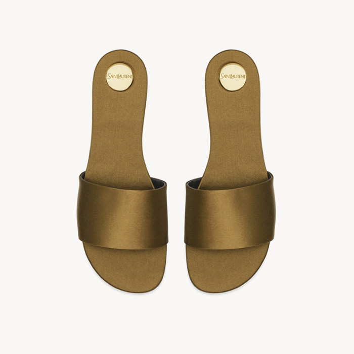 NIGO SAINT LAURENT Women's Spring/summer Fashion Cowhide Silk Sandals Elegant And Comfortable Luxury Leopard Pattern Slippers Flat Shoes Ngvp  #nigo8525