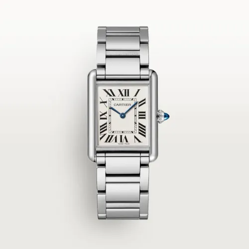 NIGO Cartier Tank Must De Cartier Watch Women's Large Gold And Silver Fashionable Temperament Watch #nigo81211