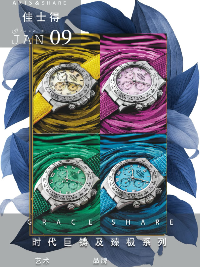 NIGO Rolex Men's Automatic Mechanical Movement 100 Meter Water Resistant Dial Watch #nigo76563