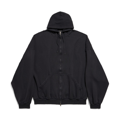 NIGO Balenciaga Men's Spring and Autumn Solid Color Alphabet Tape Print Hooded Zipper Long Sleeve Jacket #nigo76579