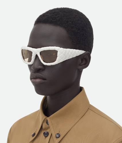 NIGO Bottega Veneta  Intrecciato Braided Rectangular Sunglasses Women's Men's Fashion Trend Solid Colour Sunglasses Eyeglasses Glasses Ngvp #nigo1574