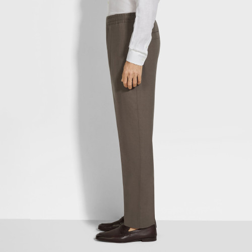 NIGO Ermenegildo Zegna Oasi Lino Oasis Linen Trousers Men's Spring And Summer Fashion Casual Comfortable Straight Trousers  Pants Ngvp #nigo1575