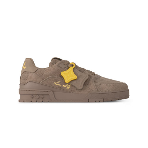 NIGO Louis Vuitton LV Trainer Men's Four Seasons Solid Color Cowhide Low-top Lace-up Flat Casual Shoes #nigo76661