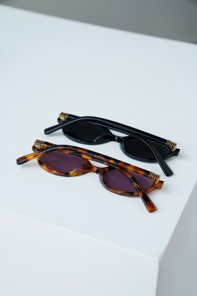 NIGO MiuMiu Miu Regard Men's and Women's Solid Colour Round Sunglasses Flat Sunglasses Glasses #nigo76656