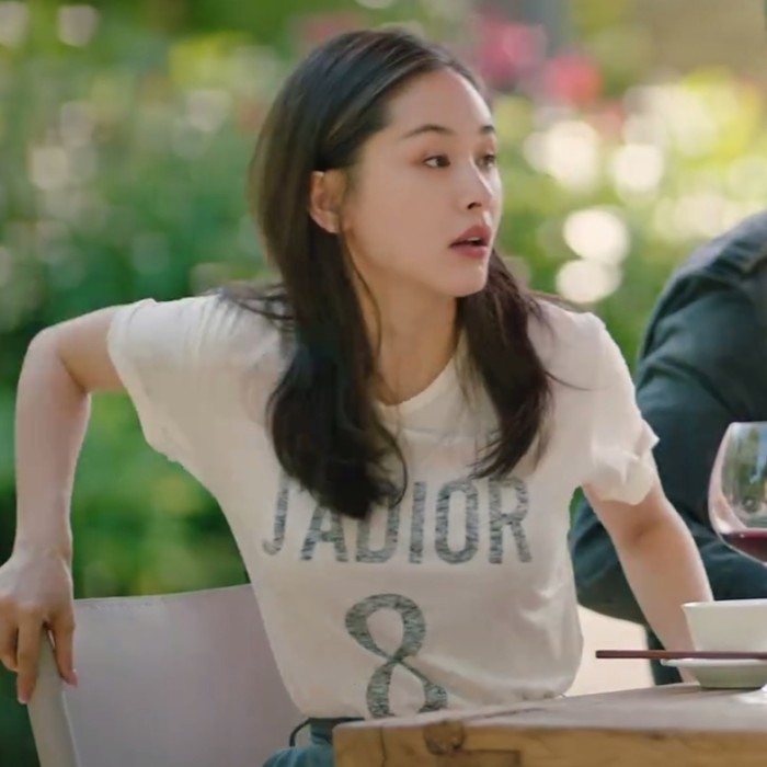 NIGO Dior Women's Spring/summer Black Cotton and Linen Blend Plain Knit Fabric J'Adior 8 Letter Women's Fashion Trend Casual Round Neck Short Sleeve T-shirt Ngvp #nigo1587