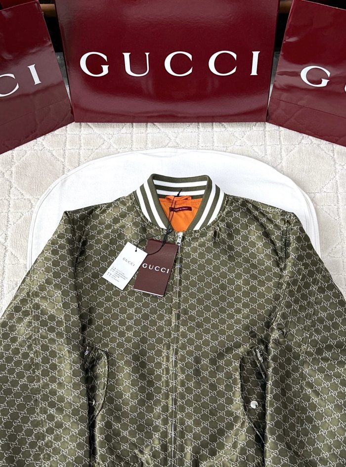 NIGO Gucci Men's Spring Autumn Solid Colour Letter Printed Zipper Long Sleeve Jacket #nigo76777