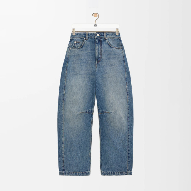 NIGO Loewe Men’s Spring and Autumn Logo Print Pocket Zipper Loose Solid Color Jeans Pants #nigo76779