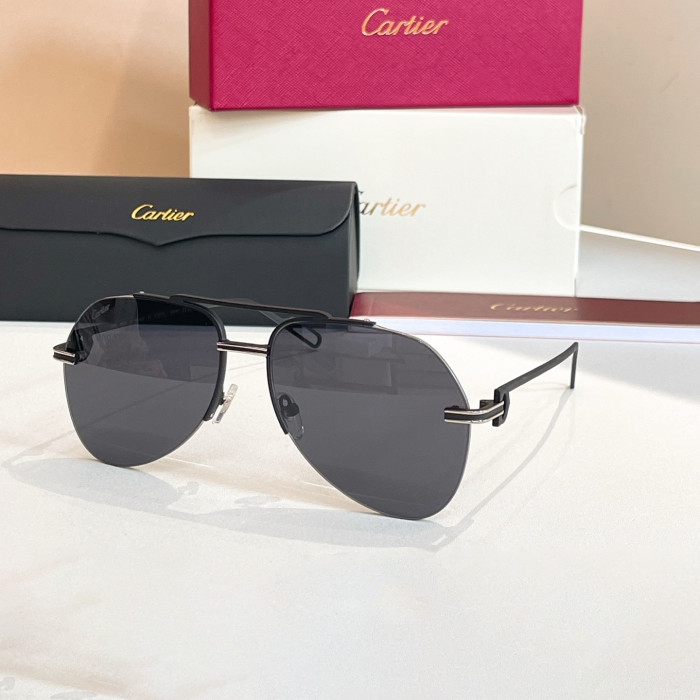 NIGO Cartier PREMIÈRE DE CARTIER Men's Women's Aviator Style Solid Color Sunglasses Fashion Accessories Ngvp #nigo1556