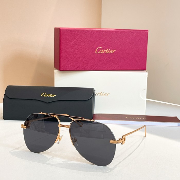 NIGO Cartier PREMIÈRE DE CARTIER Men's Women's Aviator Style Solid Color Sunglasses Fashion Accessories Ngvp #nigo1556