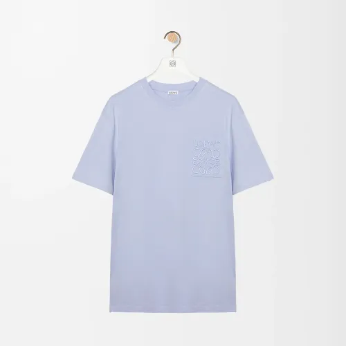 NIGO Loewe Men's Summer Solid Colour Embroidered Logo Print Round Neck Cotton Short Sleeve T-Shirt #nigo76819