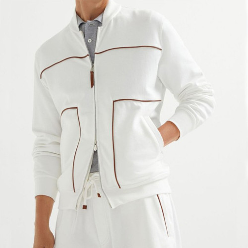 NIGO Brunello Cucinelli Men's Spring and Autumn Hooded Long Sleeve Cotton Casual Sports Sweatshirt Zipper Long Sleeve Jacket Ngvp #nigo1657