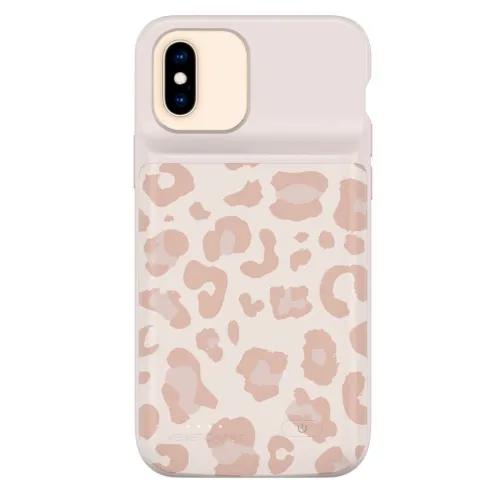 Blush Leopard IPhone Charging Case
