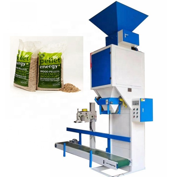 15kg Wood Pellet Packing Machine 5kg Pet Food packaging Machines Animal  Feed Bagging Machine Price For