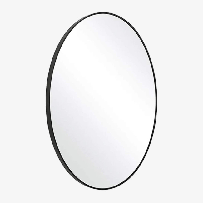 Black Oval Mirror