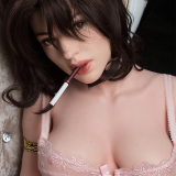 Gynoid Doll Callies|Realistic Silicone Sex Doll|Callis Was Smoking On The Sofa|RZR Doll