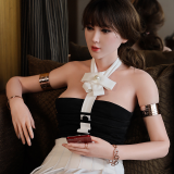 Gynoid Doll Ji Xiang|Realistic Silicone Sex Doll|Lying In Bed Naked|Wearing Uniform|RZR Doll