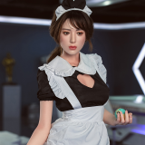Gynoid Doll Lisa|Realistic Silicone Sex Doll|Maid Outfit|Play Billiards|RZR Doll