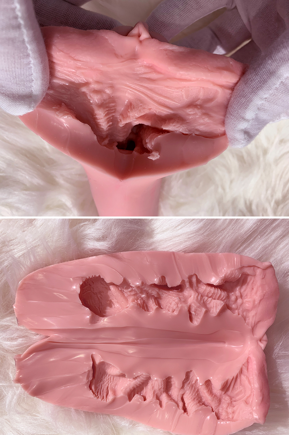 Gynoid Doll RZR|Realistic Silicone Sex Doll|Vagina cavity|Inside structure of vagina cavity|M11:12cm
