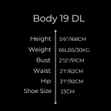 Gynoid Silicone Sex Doll Model 19DL Body 19DL - 168cm/5’6''