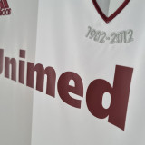 2011-2012 Fluminense 100th Anniversary White Retro Soccer Jersey