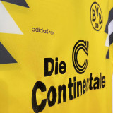 1989 Dortmund Yellow Retro Soccer Jersey