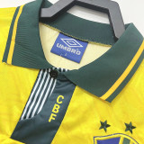 1991-1993 Brazil Home Retro Soccer Jersey