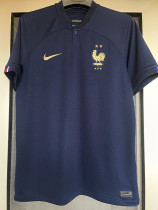 2022-23 France Home 1:1 World Cup Fans Soccer Jersey