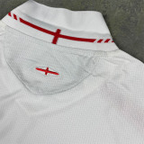 2006 England Home White Retro Soccer Jersey