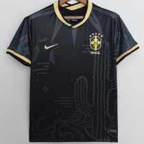 2022-23 Brazil Black Fans Soccer Jersey