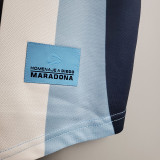 MARADONA 10# Argentina Home Retro Soccer Jersey 2001