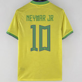 2022-23 Brazil Home World Cup Fans Soccer Jersey