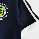 1978 Scotland blue Retro Soccer Jersey