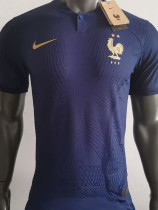 2022-23 France Home World Cup Player Version Soccer Jersey