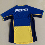 2002 Boca Juniors Home Retro Soccer Jersey