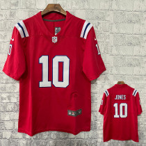 2022 爱国者 JONES #10 Red NFL Jersey