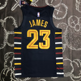 Cleveland Cavaliers JAMES #23 Black Top Quality Hot Pressing NBA Jersey