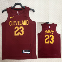 2022-23 Cleveland Cavaliers JAMES #23 Red Top Quality Hot Pressing NBA Jersey