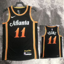 2022-23 HAWKS YOUNG #11 Black City Edition Top Quality Hot Pressing NBA Jersey