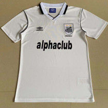 2001 Santos Home Retro Soccer Jersey